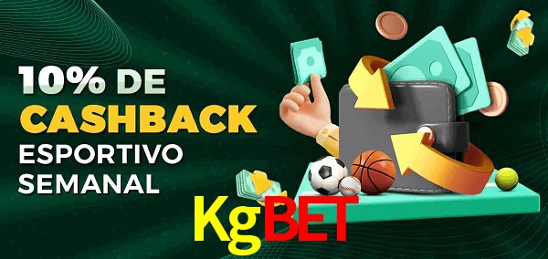 10% de bônus de cashback na Kgbet